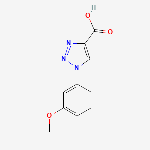 B1451652 1-(3-methoxyphenyl)-1H-1,2,3-triazole-4-carboxylic acid CAS No. 944901-61-5