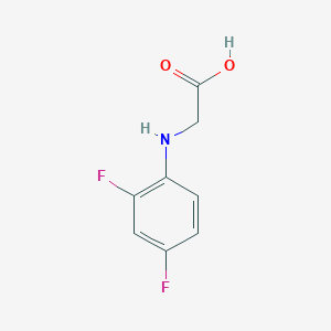 molecular formula C8H7F2NO2 B1451653 2-(2,4-二氟苯氨基)乙酸 CAS No. 901187-90-4