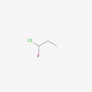 molecular formula C3H6ClF B145166 1-Chloro-1-fluoropropane CAS No. 134190-54-8