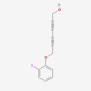 6-(2-Iodophenoxy)hexa-2,4-diyn-1-OL