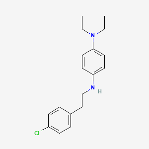 molecular formula C18H23ClN2 B1451661 N1-(4-chlorophenethyl)-N4,N4-diethyl-1,4-benzenediamine CAS No. 1040680-64-5