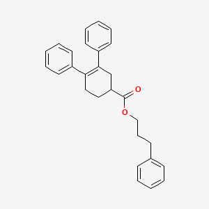 3-Phenylpropyl 3,4-diphenylcyclohex-3-ene-1-carboxylate