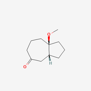 (3aR,8aR)-8a-Methoxyoctahydroazulen-5(1H)-one