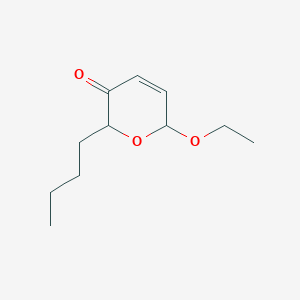 2-Butyl-6-ethoxy-2H-pyran-3(6H)-one