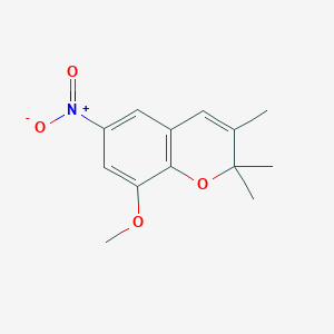 8-Methoxy-2,2,3-trimethyl-6-nitro-2H-1-benzopyran