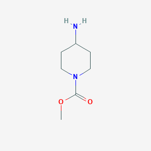 molecular formula C7H14N2O2 B1451665 Methyl 4-aminopiperidine-1-carboxylate CAS No. 1019351-46-2
