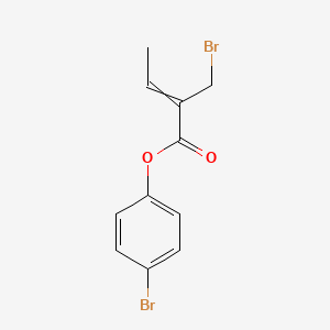 4-Bromophenyl 2-(bromomethyl)but-2-enoate