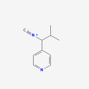 4-(1-Isocyano-2-methylpropyl)pyridine