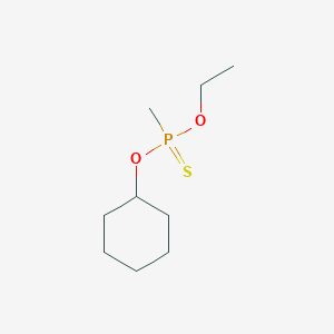 molecular formula C9H19O2PS B14516675 O-Cyclohexyl O-ethyl methylphosphonothioate CAS No. 62507-65-7