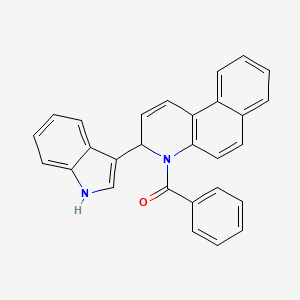 [3-(1H-Indol-3-yl)benzo[f]quinolin-4(3H)-yl](phenyl)methanone