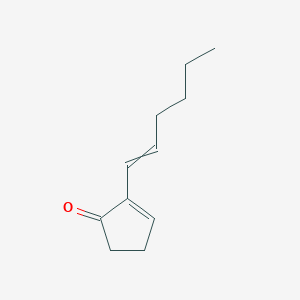 2-(Hex-1-EN-1-YL)cyclopent-2-EN-1-one