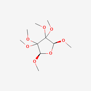 (2R,5S)-2,3,3,4,4,5-hexamethoxyoxolane