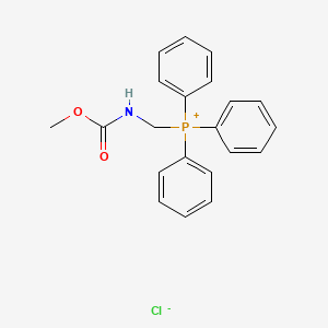 {[(Methoxycarbonyl)amino]methyl}(triphenyl)phosphanium chloride