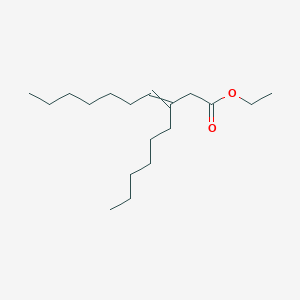 Ethyl 3-hexyldec-3-enoate