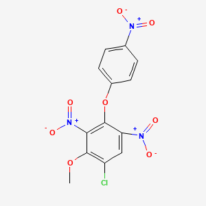 1-Chloro-2-methoxy-3,5-dinitro-4-(4-nitrophenoxy)benzene