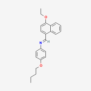 (E)-N-(4-Butoxyphenyl)-1-(4-ethoxynaphthalen-1-yl)methanimine