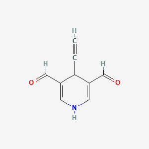 4-Ethynyl-1,4-dihydropyridine-3,5-dicarbaldehyde