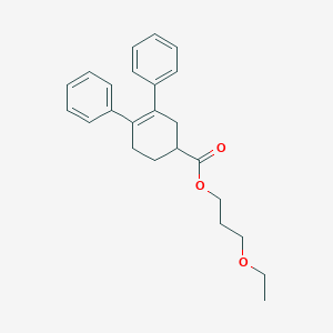 3-Ethoxypropyl 3,4-diphenylcyclohex-3-ene-1-carboxylate