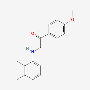 2-(2,3-Dimethylanilino)-1-(4-methoxyphenyl)ethan-1-one