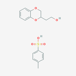 2-(2,3-Dihydro-1,4-benzodioxin-3-yl)ethanol;4-methylbenzenesulfonic acid