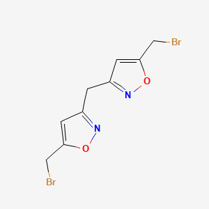 3,3'-Methylenebis[5-(bromomethyl)-1,2-oxazole]