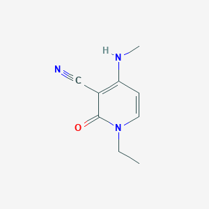 1-Ethyl-4-(methylamino)-2-oxo-1,2-dihydropyridine-3-carbonitrile