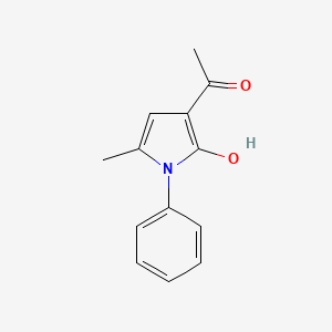 3-(1-Hydroxyethylidene)-5-methyl-1-phenyl-1,3-dihydro-2H-pyrrol-2-one