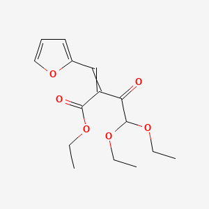 Ethyl 4,4-diethoxy-2-[(furan-2-yl)methylidene]-3-oxobutanoate