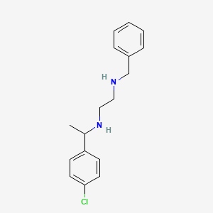 N~1~-Benzyl-N~2~-[1-(4-chlorophenyl)ethyl]ethane-1,2-diamine