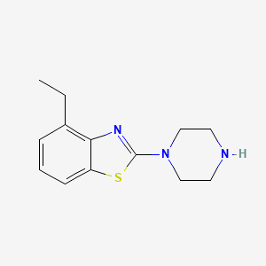 B1451695 4-Ethyl-2-piperazin-1-yl-1,3-benzothiazole CAS No. 1018498-64-0