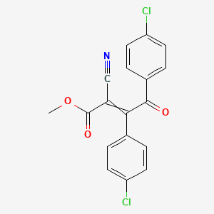 Methyl 3,4-bis(4-chlorophenyl)-2-cyano-4-oxobut-2-enoate