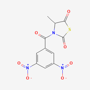 3-(3,5-Dinitrobenzoyl)-4-methyl-1,3-thiazolidine-2,5-dione