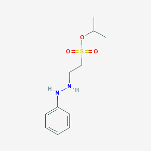 Propan-2-yl 2-(2-phenylhydrazinyl)ethane-1-sulfonate