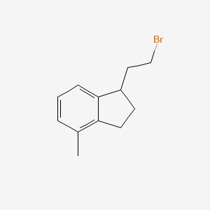 1-(2-Bromoethyl)-4-methyl-2,3-dihydro-1H-indene