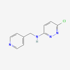 molecular formula C10H9ClN4 B1451710 6-氯-N-(吡啶-4-基甲基)吡哒嗪-3-胺 CAS No. 1042499-95-5