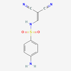 Benzenesulfonamide, 4-amino-N-(2,2-dicyanoethenyl)-