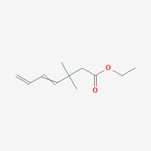 Ethyl 3,3-dimethylhepta-4,6-dienoate