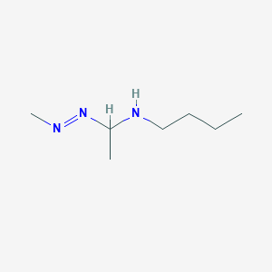 N-{1-[(E)-Methyldiazenyl]ethyl}butan-1-amine