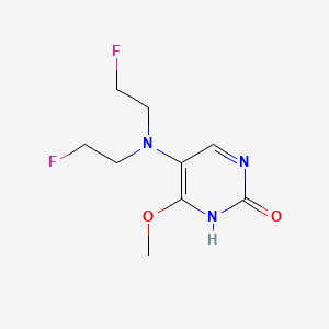 5-[Bis(2-fluoroethyl)amino]-6-methoxypyrimidin-2(1H)-one