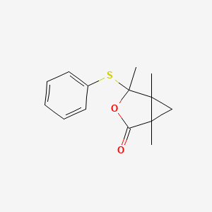 1,4,5-Trimethyl-4-(phenylsulfanyl)-3-oxabicyclo[3.1.0]hexan-2-one