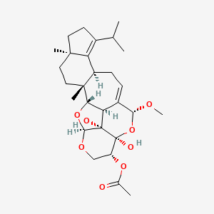 molecular formula C28H40O8 B14517207 Striatin A CAS No. 62744-72-3