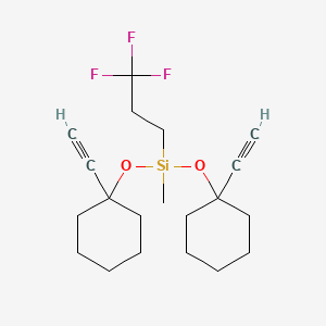 Bis[(1-ethynylcyclohexyl)oxy](methyl)(3,3,3-trifluoropropyl)silane