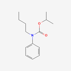 molecular formula C14H21NO2 B14517226 Propan-2-yl butyl(phenyl)carbamate CAS No. 62603-59-2