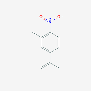 molecular formula C10H11NO2 B14517228 2-Methyl-1-nitro-4-(prop-1-en-2-yl)benzene CAS No. 62438-56-6