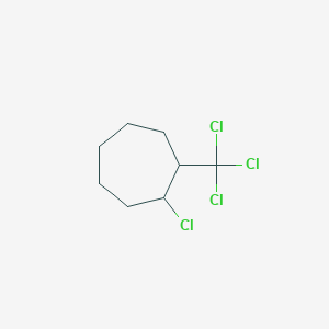 1-Chloro-2-(trichloromethyl)cycloheptane