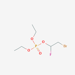 2-Bromo-1-fluoroethyl diethyl phosphate