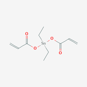 molecular formula C10H16O4Sn B14517353 Bis(acryloyloxy)(diethyl)stannane CAS No. 62702-42-5