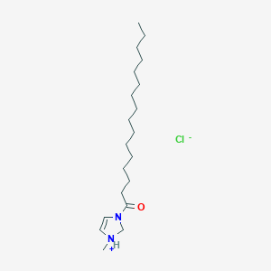 3-Hexadecanoyl-1-methyl-2,3-dihydro-1H-imidazol-1-ium chloride