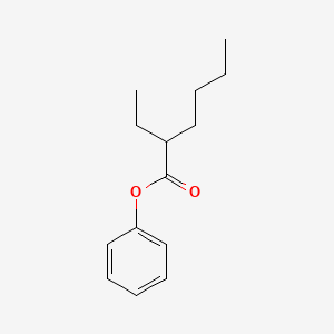 Hexanoic acid, 2-ethyl-, phenyl ester