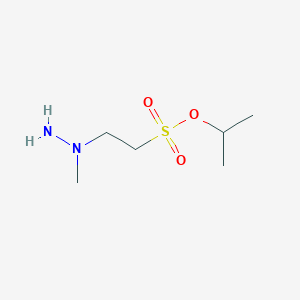 Propan-2-yl 2-(1-methylhydrazinyl)ethane-1-sulfonate